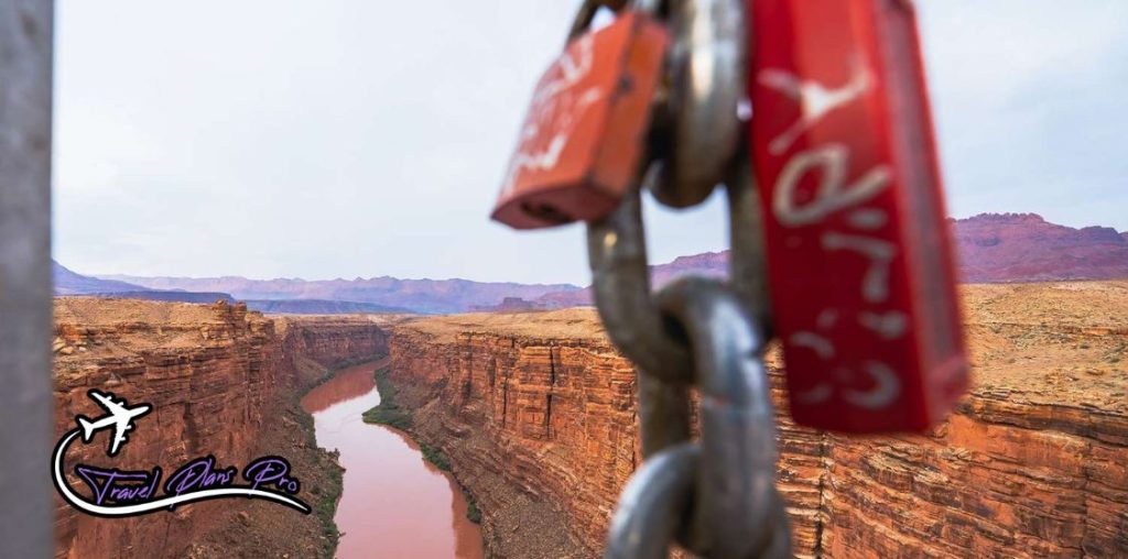 Loves locks in Grand Canyon