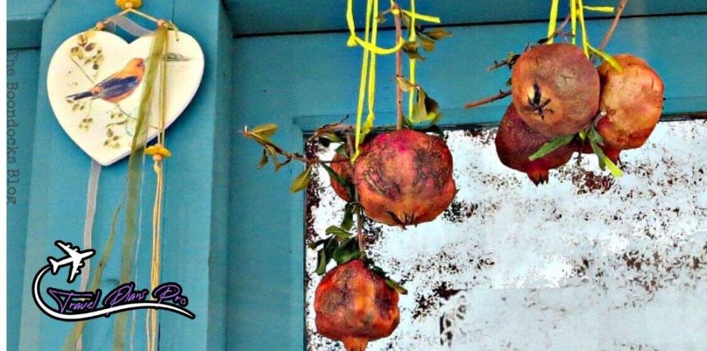 Greece New Years Tradition – Hanging and Smashing Pomegranates