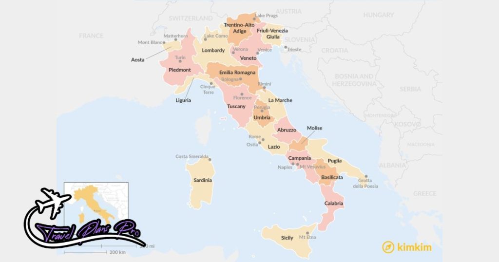 Regions to Cover on Your Trip to Italy